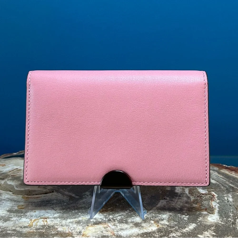 Coach Dreamer Card Case in Pink Colorblock 76163